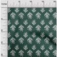 thumbnail image 1 of oneOone Coton Biologique Popeline Sergé Feuilles & Imprimé Floral BTY 42 Pouces de Large, 1 of 4