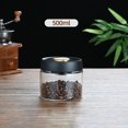 thumbnail image 2 of Kitchen Storage Containers,Storage Containers with Lids Glass Coffee Canister High Boron Silicon Canister Vacuum-Sealed Storage Jar Food-Grade Storage Container Kitchen Canister Freshnes, 2 of 9