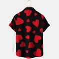 thumbnail image 1 of EGNMCR Chemise à Poche Simple Imprimée de la Saint-Valentin pour Homme, Chemise Décontractée Ample à Poche Imprimée, 1 of 4