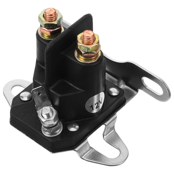 Miangastore Lawn Mower Part Starter Relay Black ABS for Vehicle Maintenance 1Set