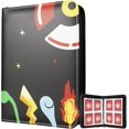 thumbnail image 1 of HSHDLDF Trading Card Binder with Sleeves Collection Cartable Cards Zipper Binder Collect Holder Album 400 Cards with 50 Removable Page Carrying Case Binder Book Folder Storage for Boys Girls(Black）, 1 of 6