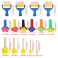 thumbnail image 2 of 44pcs Sponge Painting Brushes Kit Mini DIY Painting Kits Early Learning Kids Paint Set Child Play Gift, 2 of 9