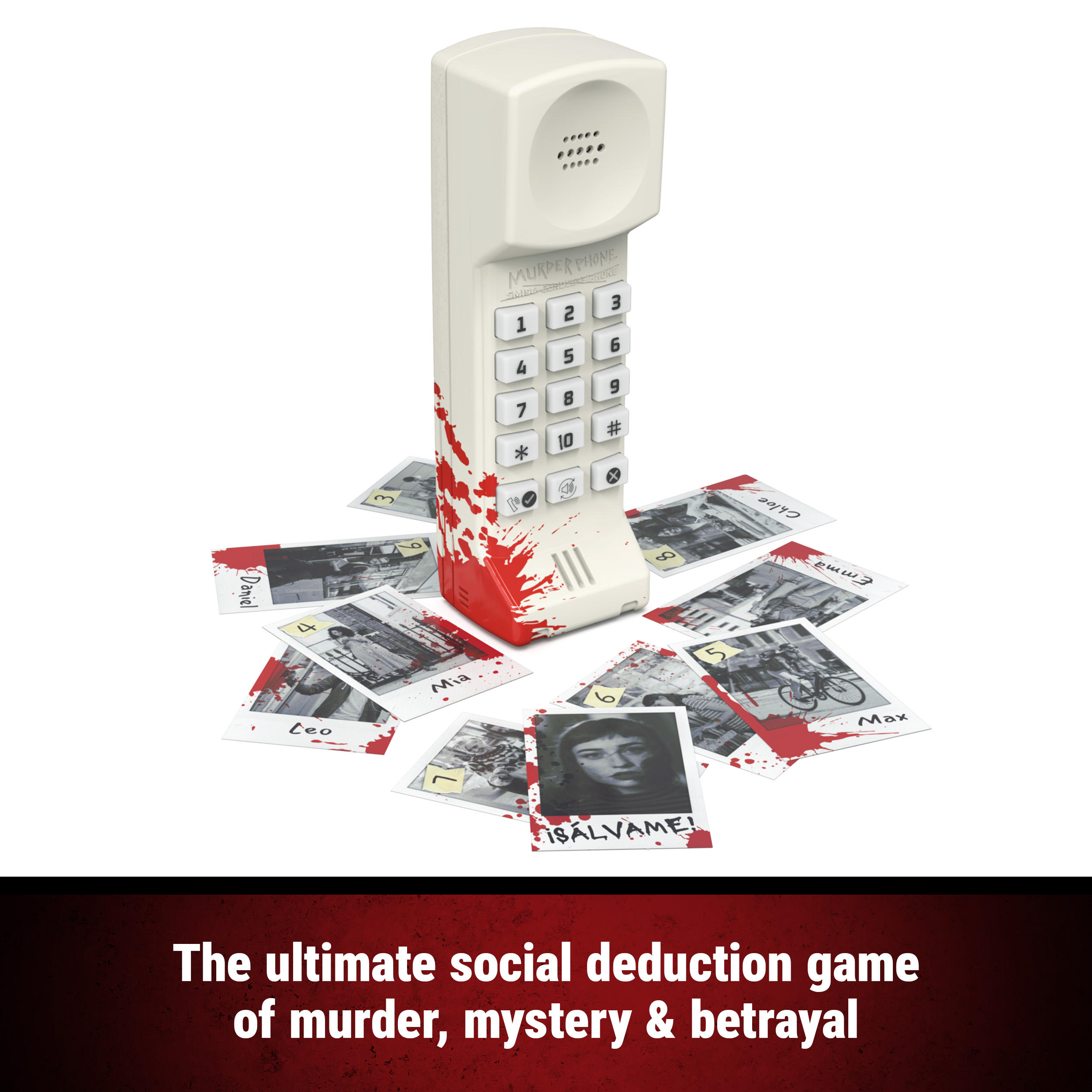 Spin Master Games, Murder Phone Party Game, 4-10 Players, Ages 13 and up