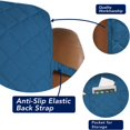 thumbnail image 3 of 2024 Reversible Quilted Sofa Cover  Water Resistant Slipcover Furniture Protector  Washable Couch Cover with Non Slip Foam and Elastic Straps for Kids  Dogs  Pets (Small  Pink/Beige), 3 of 7
