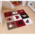 thumbnail image 2 of Matney Kids Interlocking Puzzle Carpet Mat, Includes 9 Interlocking Tile Pieces, 2 of 10