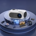 thumbnail image 1 of Up to 40% off Gifts Oefntac Projector Household Portable LED Mini HD Projector Gift Parent Child Gift Support 1080p HD Decoding Supports U Disk USB HDMI and AV Cable Playback, 1 of 9