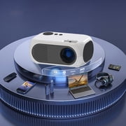 GOYDSY Household Portable LED Mini HD Projector, 1080p HD Home Projector, Parent Child Gift Projector with USB, HDMI, and AV Cable Support for Home Cinema Clearance Sales Today Deals Prime