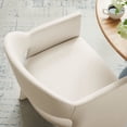 thumbnail image 3 of Modway Talia Fauteuil de Salle à Manger en Velours de Performance, Albâtre, 3 of 9