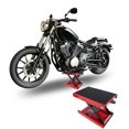 thumbnail image 3 of Motorcycle Lift Scissor Jack, Iron Lift Jack Center Stand Foldable 3.35 To 13.39in Adjustable Height  for Motorbike, 3 of 7