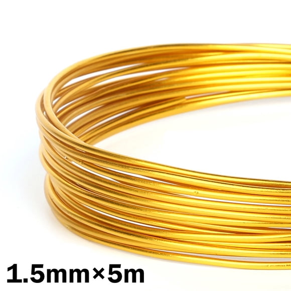 Suyin 1.5Mm Colorful Soft Plated Aluminium Wire For Jewelry Making Diy Bracelet Beading Floral Craft Cord Wire Accessories