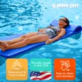 thumbnail image 2 of TRC Recreation Super Soft 2” Thick Swimming Pool Float Mat, Indigo Blue, 2 of 7