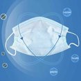 thumbnail image 4 of Kids Disposable Face Mask Non-woven Fabric Hygiene ;;; ;;; ;;; Dust Masks with Elastic Ear Loops 10pcs, 4 of 9