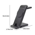 thumbnail image 3 of TopLLC Wireless Charger Multifunctional Foldable Smart Wireless Charging For Android And IOS. Mobile Phones Watches Earphones Three-in-one Magnetic 15W Wireless Fast Charger Wireless charging, 3 of 8