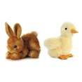 thumbnail image 1 of Aurora 2Piece Plush Mini Flopsies Bundle, Bitty Bunny & Duckling, Brown, 1 of 2