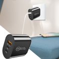 thumbnail image 1 of WIFKLSIIPG Chargeur Rapide USB-C 20W Double 2 Ports PD Alimenté + Chargeur Mural Support de Charge, 1 of 7