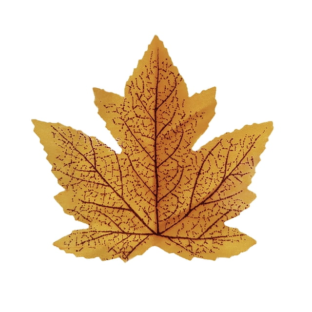 Iamnij 50Pcs Fall Artificial Maple Leaves Thanksgiving Autumn Leaf For Weddings Autumn Parties Art Scrapbooking Decorations