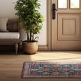 thumbnail image 3 of Rug Branch Savannah 2' x 9' (Exact Size: 2'3" x 9') South-Western Indoor Runner Rug, Blue Beige, Transitional - Entryway, Hallway, Bathroom, and Kitchen, 3 of 5