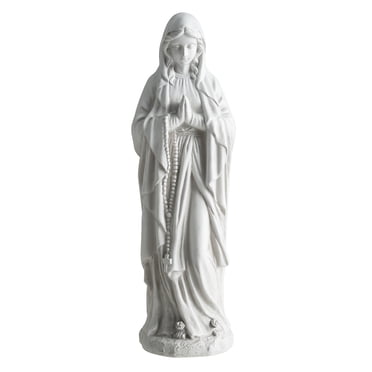 Costway 29.5" Virgin Mary Statue, Our Lady of Lourdes Statue for Garden, Yard, Lawn