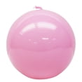 thumbnail image 1 of Unscented High Gloss Pink Round Candle, 1 of 5