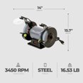 thumbnail image 3 of Intradin Shanghai Import & Export 235461 6 in. Master Mechanic Bench Grinder, 3 of 6