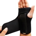 thumbnail image 1 of Attelle de Poignet pour Tunnel Carpien Confortable et Ajustable Soutien Poignet pour Arthrite et Tendinite Compression Poignet avec Soulagement de la Douleur pour Main Gauche --Noir&Rouge Unique, 1 of 4