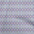thumbnail image 1 of oneOone Rayon Medium Purple Fabric Geometric Sewing Craft Projects Fabric Prints By Yard 56 Inch Wide-QI, 1 of 4