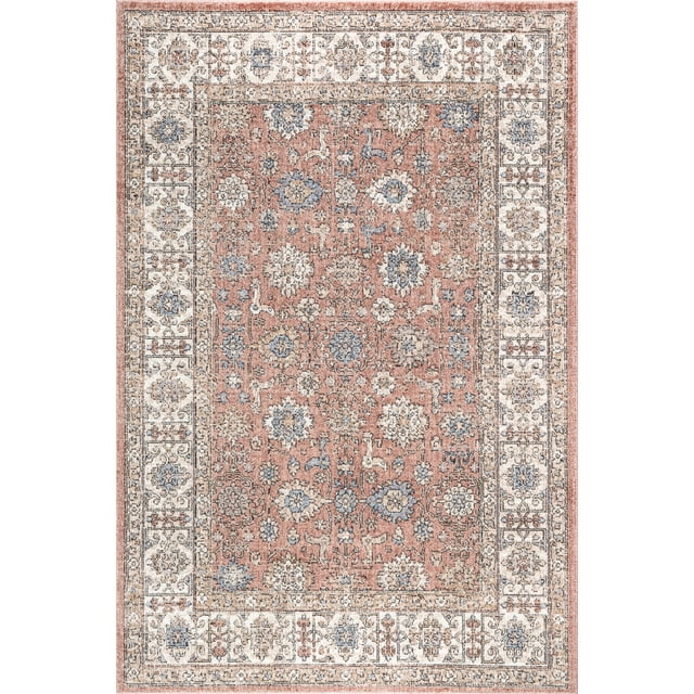 Mainstays Baltimore Red Area Rug, 5’ x 7’