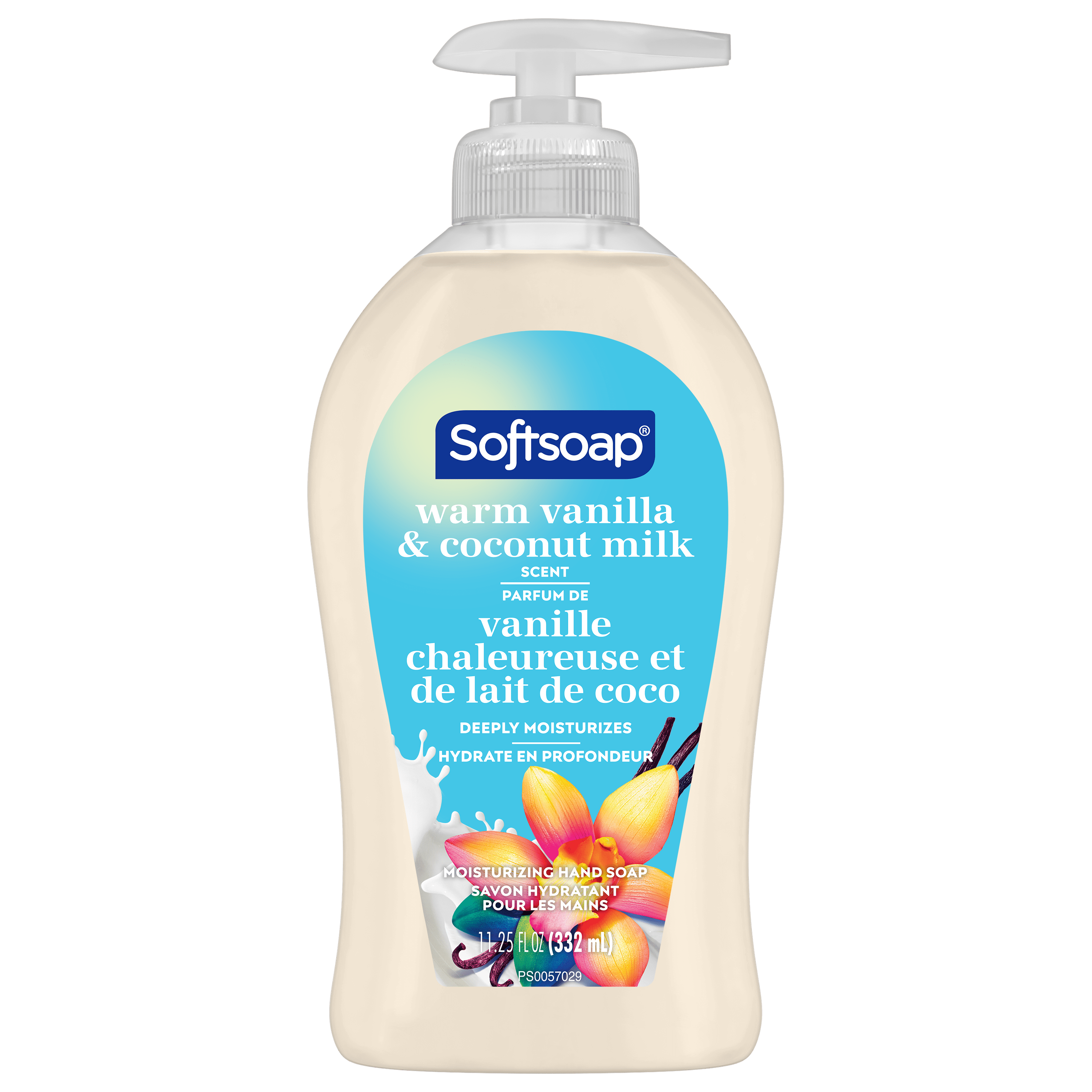 Softsoap Savon liquide Hydratant pour les Mains à la Noix de Coco et à l'Hibiscus, Bouteille de 11,25 oz