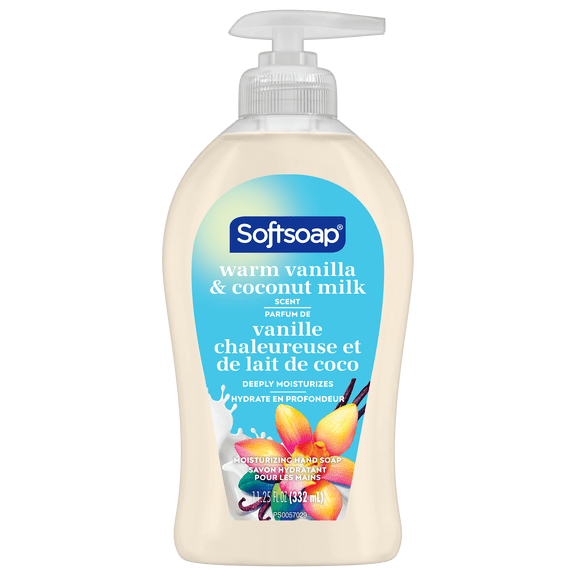 Softsoap Coconut and Hibiscus Moisturizing Liquid Hand Soap, 11.25 oz Bottle