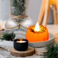 thumbnail image 5 of Oliegs Heated Blanket LED Pumpkin Candle Light For Atmosphere Decoration And Party Halloween Decorative To Chocolate, 5 of 5
