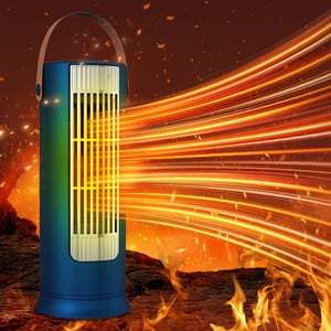 Energy Saving Desktop Heater Desktop Mini Heater Household Small Hot Fan Office Fast Heating Tipping Heater, Czzoypi Energy Saving Desktop Heater Desktop