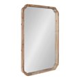 thumbnail image 1 of Kate and Laurel Marston Farmhouse Rectangle Wall Mirror, 24 x 36, Rustic Brown, Decorative Rustic Mirror for Wall, 1 of 1