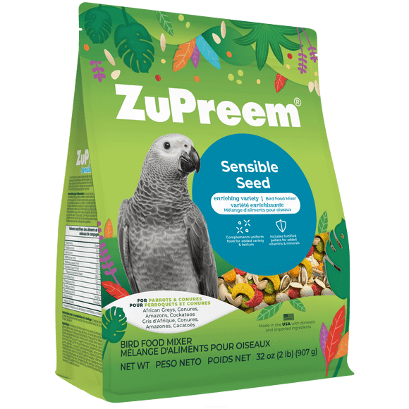 Graines Zupreem Sensible pour perroquets et conures, sac de 900 g