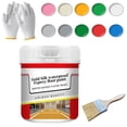 thumbnail image 1 of QJUHUNG Waterproof Epoxy Floor Paint  Golden Silk Water-Based Epoxy Floor Paint  Quick-Dry Anti-Slip Water-Based Floor Paint  Anti-Slip Concrete Floor Paint for Interior & Exterior, 1 of 10