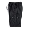 thumbnail image 4 of Men's Cargo Shorts Plus Size Big and Tall Cargo Shorts Multi-Pockets Relaxed Summer Drawstring Beach Shorts Pants, 4 of 6