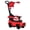 Red, variant on Aosom Push Car for Toddler, 3-in-1 Licensed G350 Toddler Car Stroller Sliding Car,  Baby Walker Foot to Floor Slider with Horn, Steering, Foot Rest, Seat Storage, Safe Design, Black