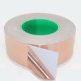 thumbnail image 2 of Trimmable Copper Foil Tape Phone Computer Anti-interference Strong Stickiness Home Shielding Conductive Self Adhesive Tapes Repair Tool Accessory 10mm, 2 of 9