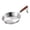 Silver, variant on Cooking Utensils Mini Fry Pan With Stainless Steel Construction and Wooden Handle for Induction - Nonstick Egg Pan Skillet for Everyday Kitchen Use