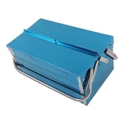 Metal Tool Box, 2 Layer 3 Tray Multi Function Tool Organizer Portable Storage Carrying Toolbox