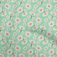 thumbnail image 1 of oneOone Polyester Spandex Sea Green Fabric Floral Sewing Material Print Fabric By The Yard 56 Inch Wide, 1 of 4