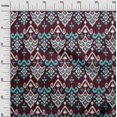 thumbnail image 2 of oneOone Cotton Cambric Fabric Damask Ikat Printed Craft Fabric BTY 56 Inch Wide, 2 of 4