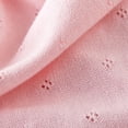 thumbnail image 4 of Timegard Girl Lightweight Cardigan Open Front Button Hollow out Children Comfy Cute Knit Shrug Solid Color, 4 of 6