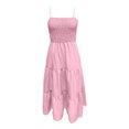 thumbnail image 4 of Robes d'Été pour Femmes 2025 Zeophrasy Robe Unie Sans Manches Col Rond Aguichant Élégante Boîte de Nuit Fête Tunique Mini Robes Décontractées Vacances Liquidation Moins de 5, 4 of 4