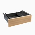 thumbnail image 1 of Desky Minimal Under Desk Drawer - Sublime Teak Laminate / Space Grey, 1 of 10