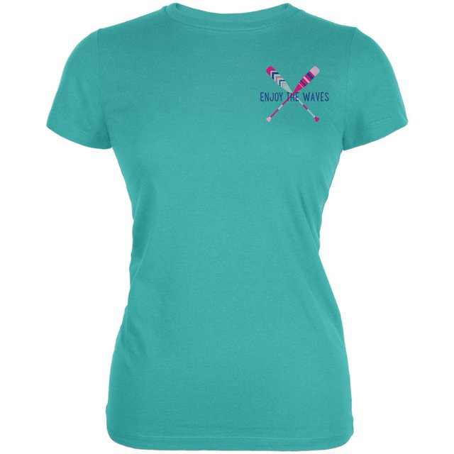 Summer Sun Enjoy the Waves Paddles Juniors Soft T Shirt