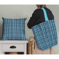thumbnail image 4 of Soimoi Blue Cotton Voile Fabric Check Check Print Fabric by Yard 42 Inch Wide, 4 of 4