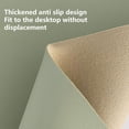 thumbnail image 4 of PEONAVET Place Mats Elliptical Placemat Solid Colour Faux Leather Placemats - Coffee Mats- Kitchen Table Mats- Easy To Clean Kitchen Table Mats, 4 of 6