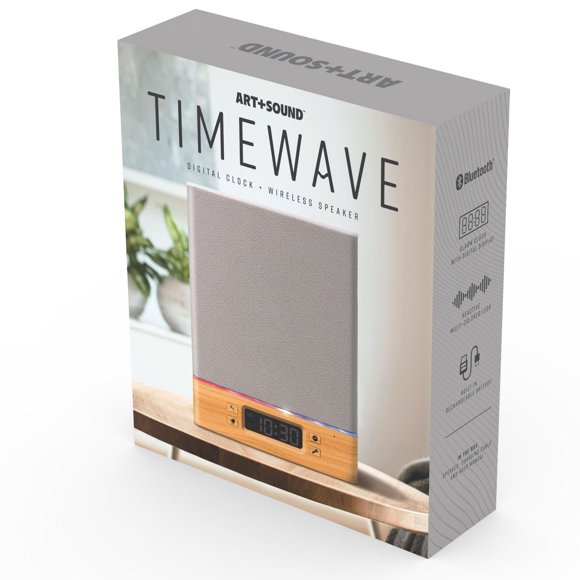 Art+Sound - Réveil à haut-parleur Bluetooth Timewave