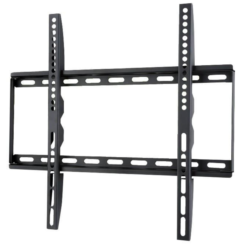 Techly 23" to 55" Slim Fixed LCD/LED TV Wall Mount - VESA up to 400x400 mm - Holds up to 45 kg, Black