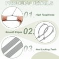 thumbnail image 3 of Zip Ties Plastic Cable Ties, Self-Locking Wire Zip Tie 6 Inch - (1000 Pack, Red), 3 of 7